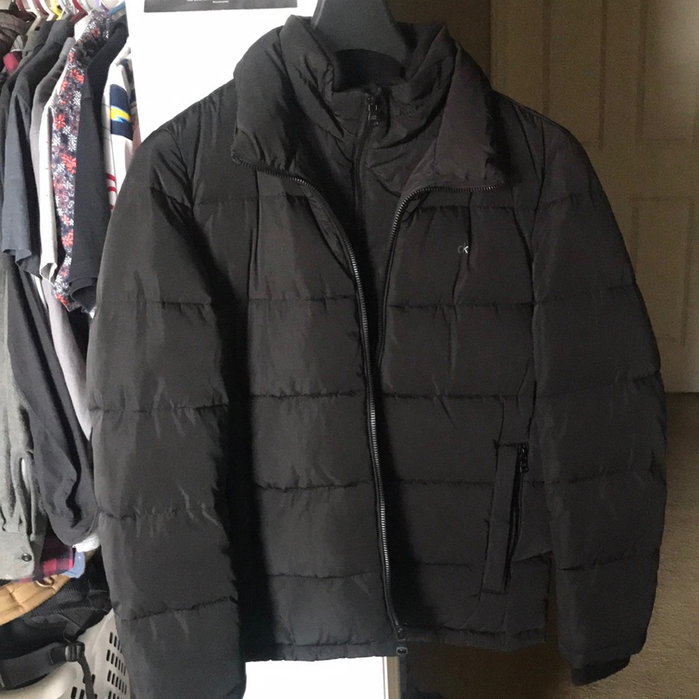 Calvin Klein black puffer jacket size M
